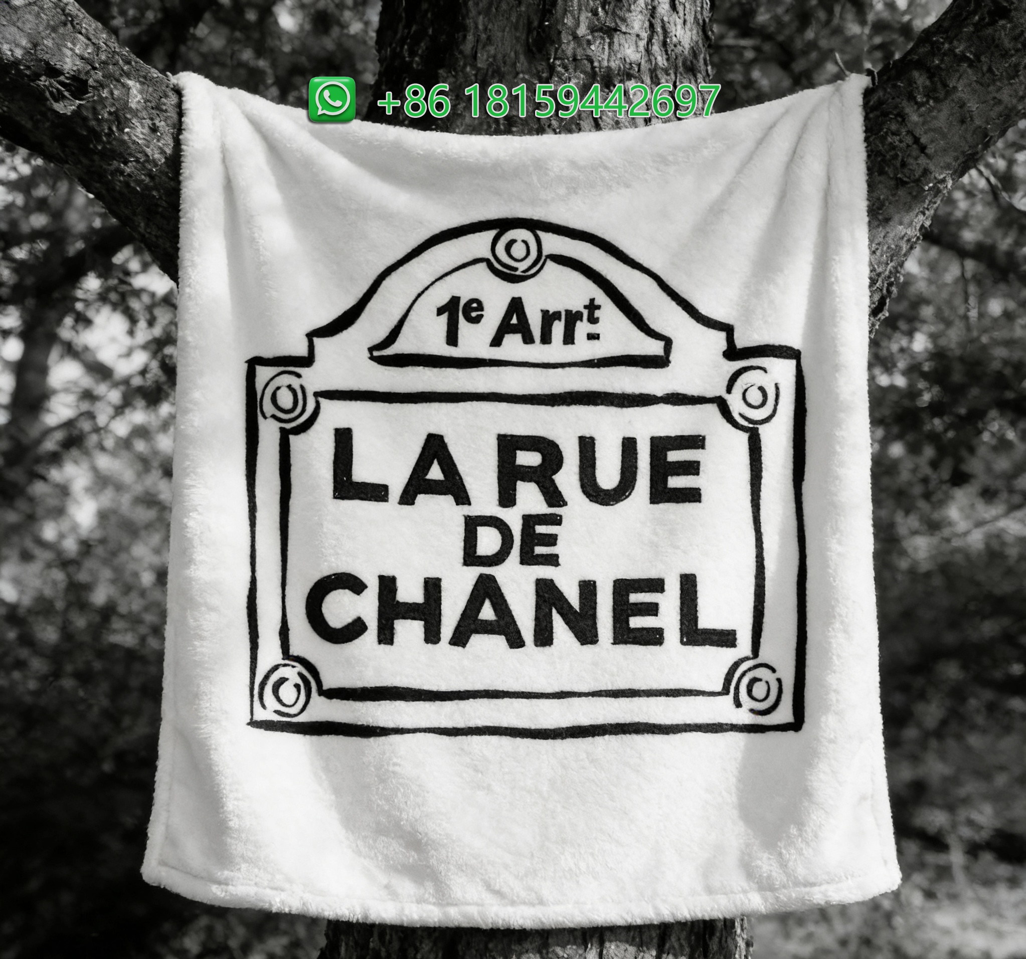 Chanel Throw Blankets